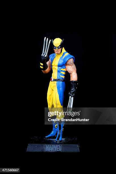 angry wolverine - x men named work stock pictures, royalty-free photos & images