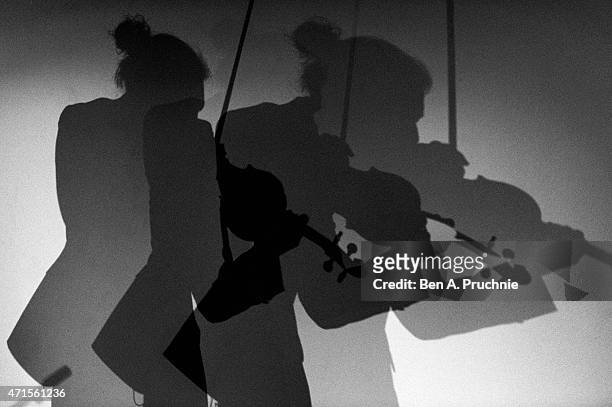 David Garrett performs at the IPO Summer Gala hosted by the British Friends of the Israel Philharmonic Orchestra at Sotheby's at Sotheby's on April...