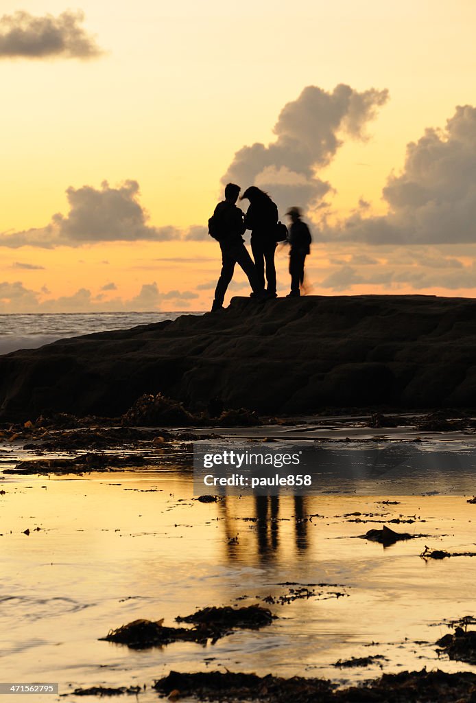 Tourists in Del Mar, California