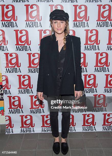 Actress Casey LaBow attends the "Trash Cuisine" Off Broadway Opening Night at La MaMa Theater on April 29, 2015 in New York City.