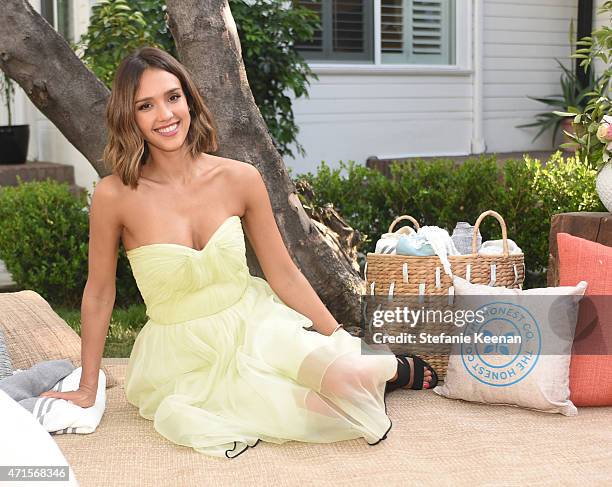 Jessica Alba attends The Honest Company at Target one-year anniversary event on April 29, 2015 in Los Angeles, California.