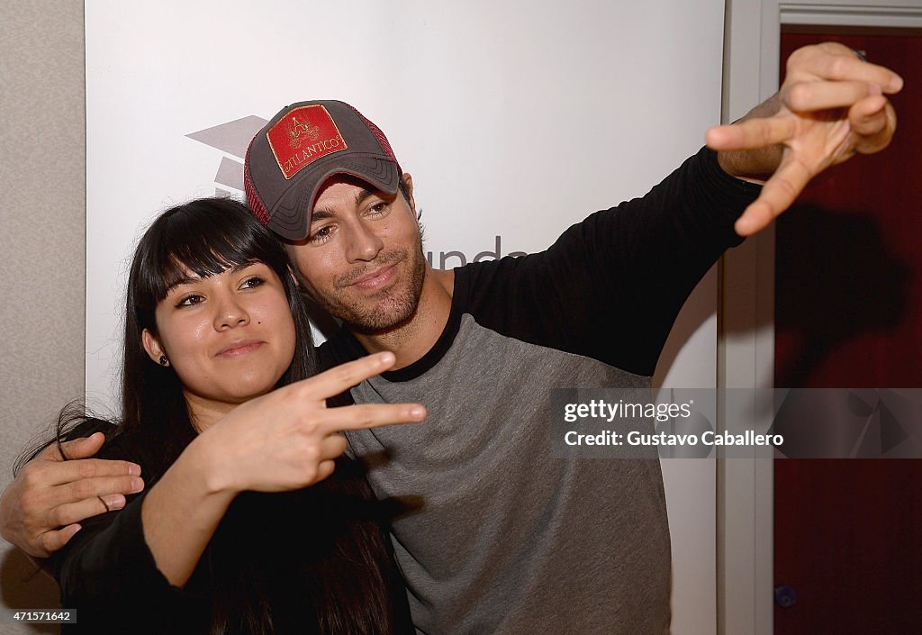 Latin GRAMMY Cultural Foundation And Enrique Iglesias Scholarship Presentation