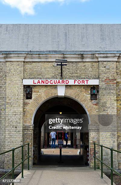 landguard fort, felixstowe - felixstowe stock pictures, royalty-free photos & images