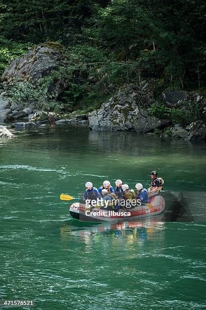 rafting lesson - river rafting stock pictures, royalty-free photos & images