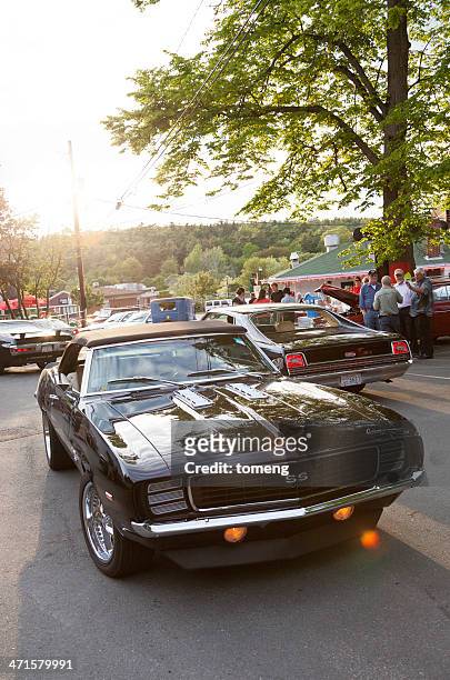 classic chevrolet camaro ss - camaro stock pictures, royalty-free photos & images