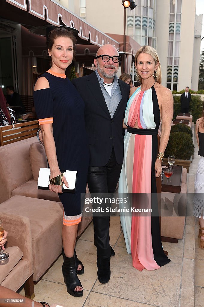 Crystal Lourd And Jacqui Getty Welcome NET-A-PORTER's Sarah Rutson To LA