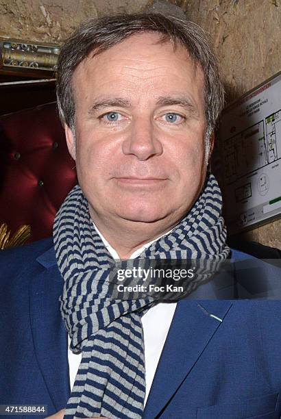 Tv presenter Fabien Lecoeuvre attends the Gregory Bakian's '1er EP Eponyme' Concert Launch Party at Le Reservoir on April 29, 2015 in Paris, France.