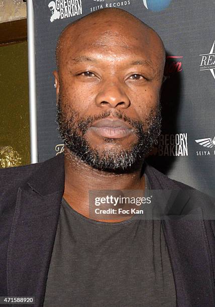 Football player William Gallas attends the Gregory Bakian's '1er EP Eponyme' Concert Launch Party at Le Reservoir on April 29, 2015 in Paris, France.