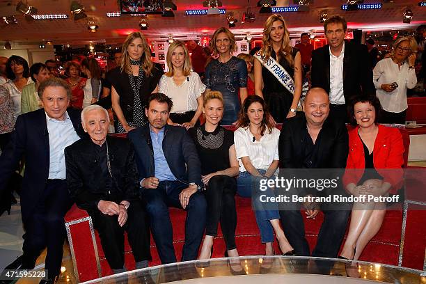 Michel Drucker, Charles Aznavour, Clovis Cornillac, Lilou Fogli, Melanie Bernier, Sebastien Cauet, Anne Roumanoff, Pascale Arbillot, Lea Drucker,...