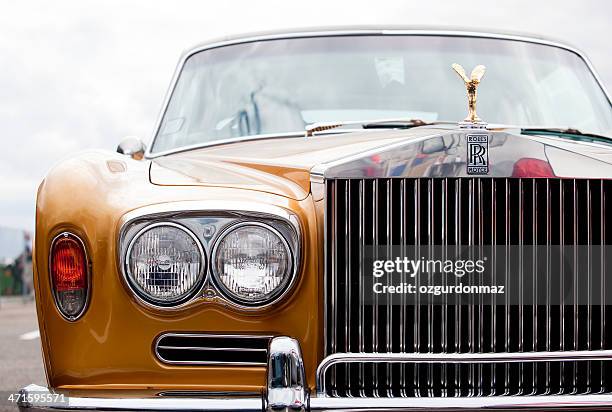 rolls royce luxury car - rolls royce stock pictures, royalty-free photos & images
