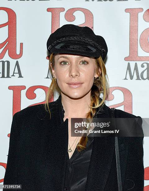 Casey LaBow attends the 'Trash Cuisine' Off Broadway Opening Night at La MaMa Theater on April 29, 2015 in New York City.