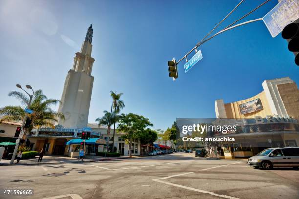 o teatro fox, westwood village - westwood cidade de los angeles imagens e fotografias de stock