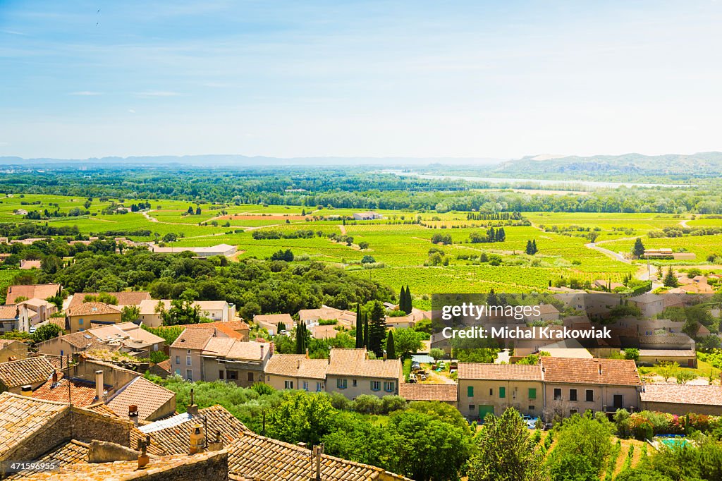 Vue depuis Châteauneuf-du-Pape