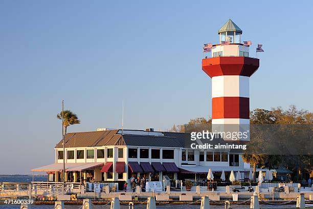 harbor town - hilton head stock pictures, royalty-free photos & images