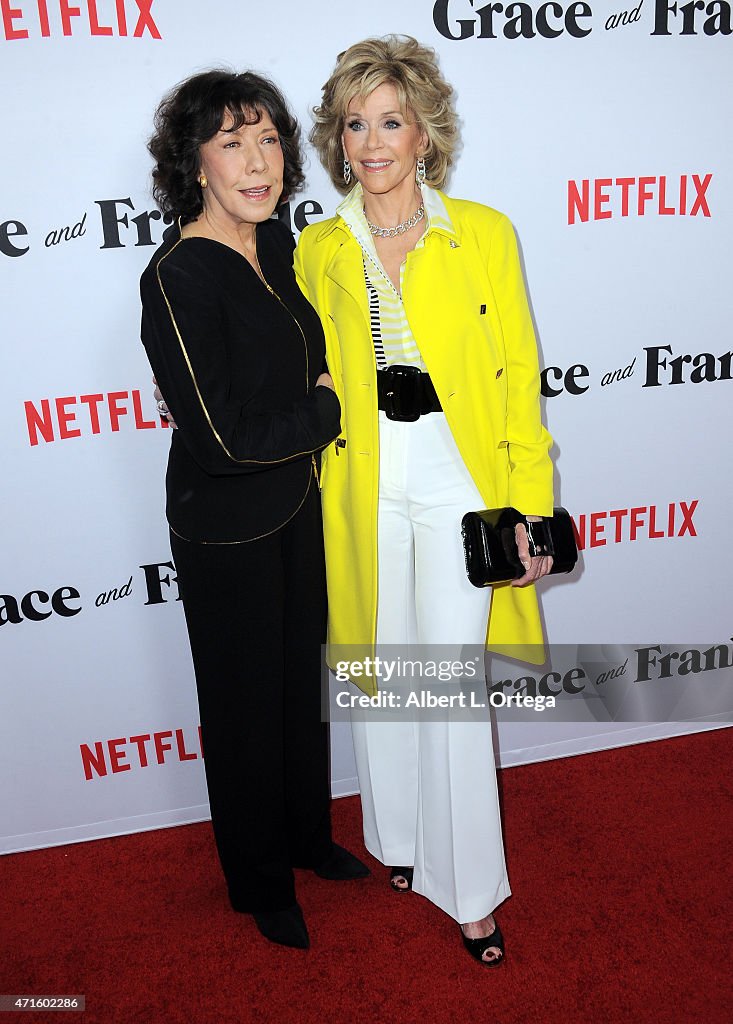 Premiere Of Netflix's "Grace And Frankie" - Arrivals
