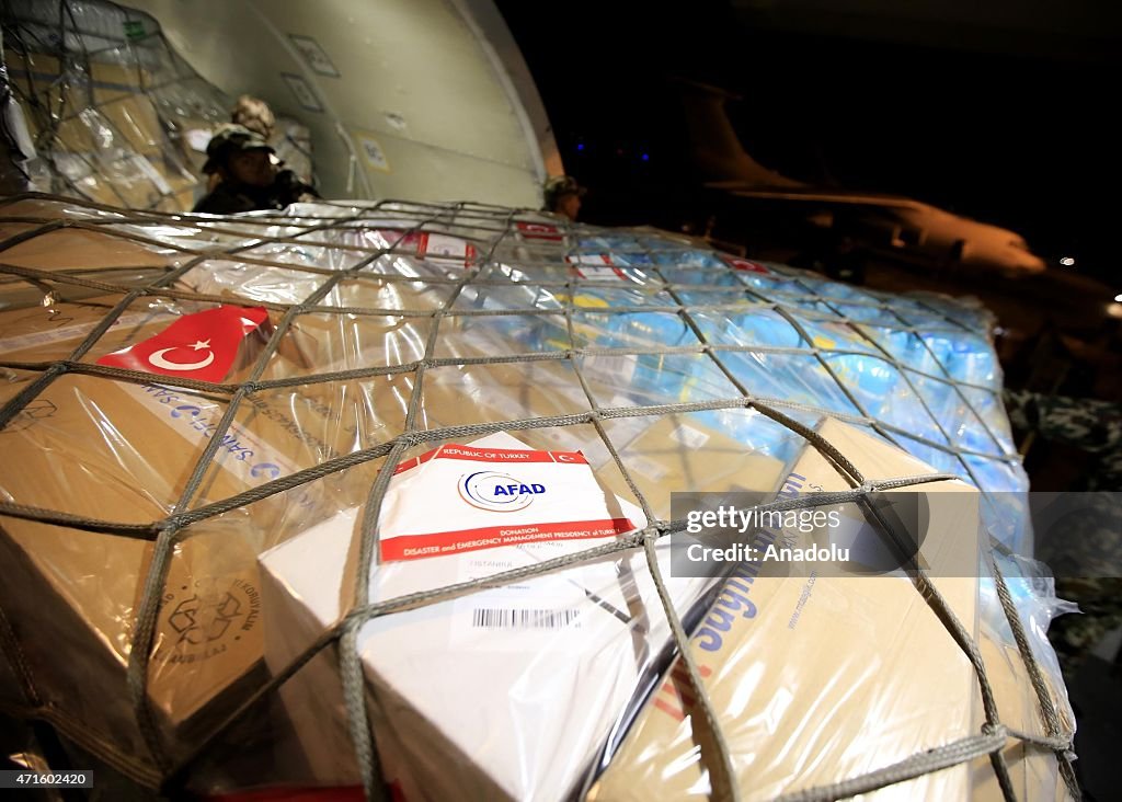 Turkey send 16 tons of aid to quake-hit Nepal