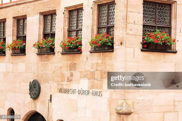 albrecht-dürer-haus museum - albrecht dürer stock-fotos und bilder