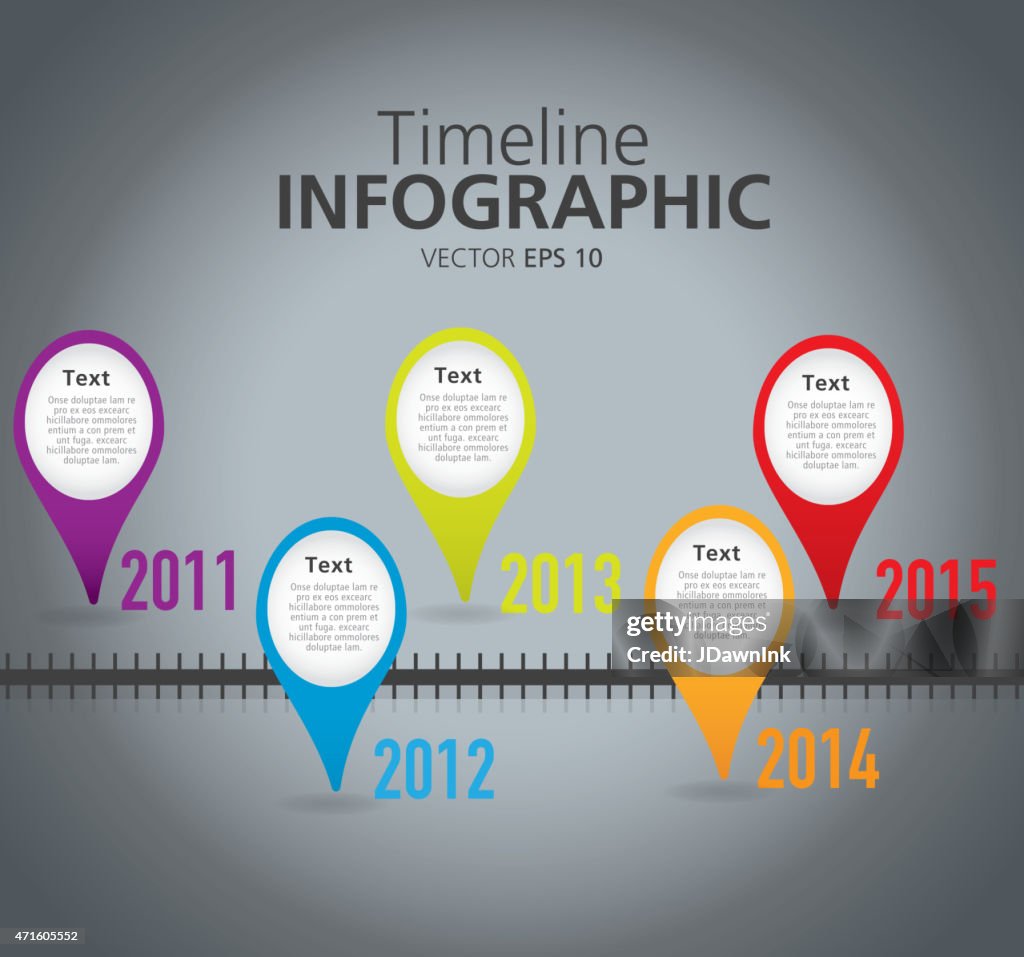 Timeline Comparison Graph Information Yearly Report Timeline Infographic With Graph Comparison ...