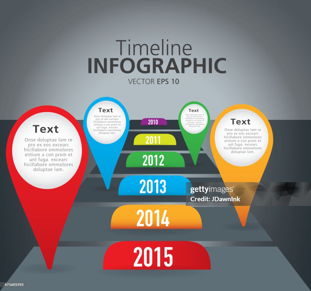 Infographic Timeline Vector