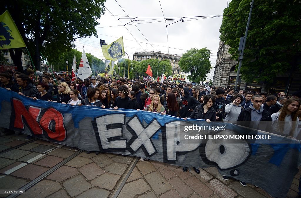 ITALY-EXPO2015-TOURISM-CULTURE-PROTEST