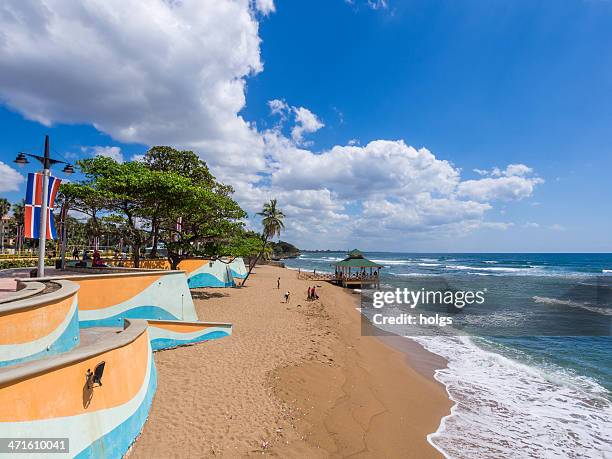 santo domingo waterfront, dominican republic - malecon stock pictures, royalty-free photos & images