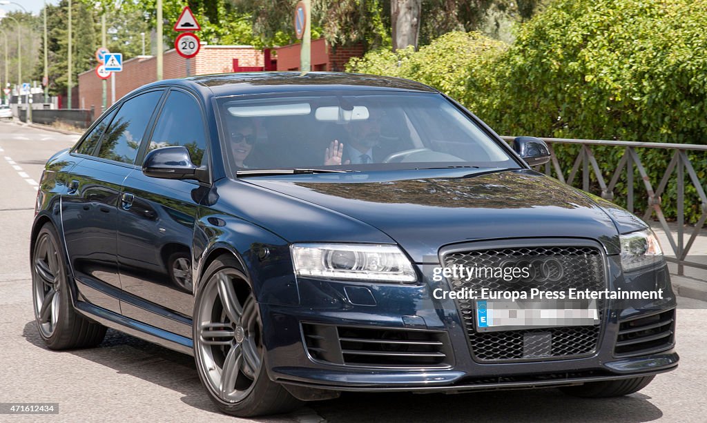 Spanish Royals Sighting In Madrid - April 29, 2015