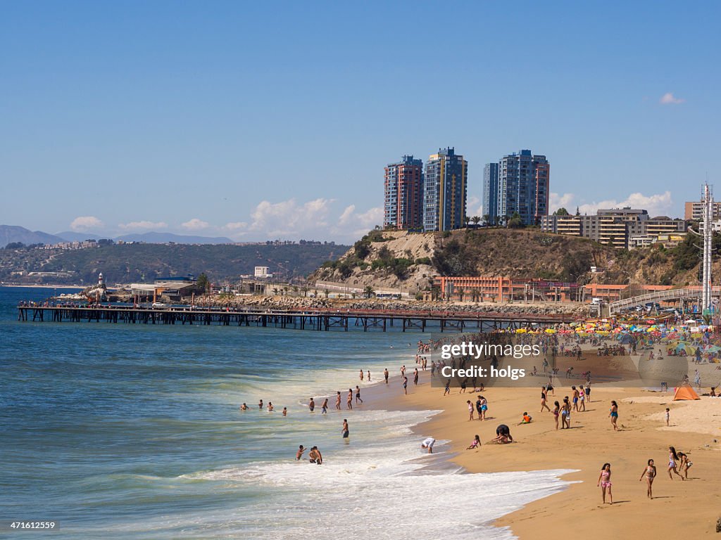 Beach at Valparaiso, Chile