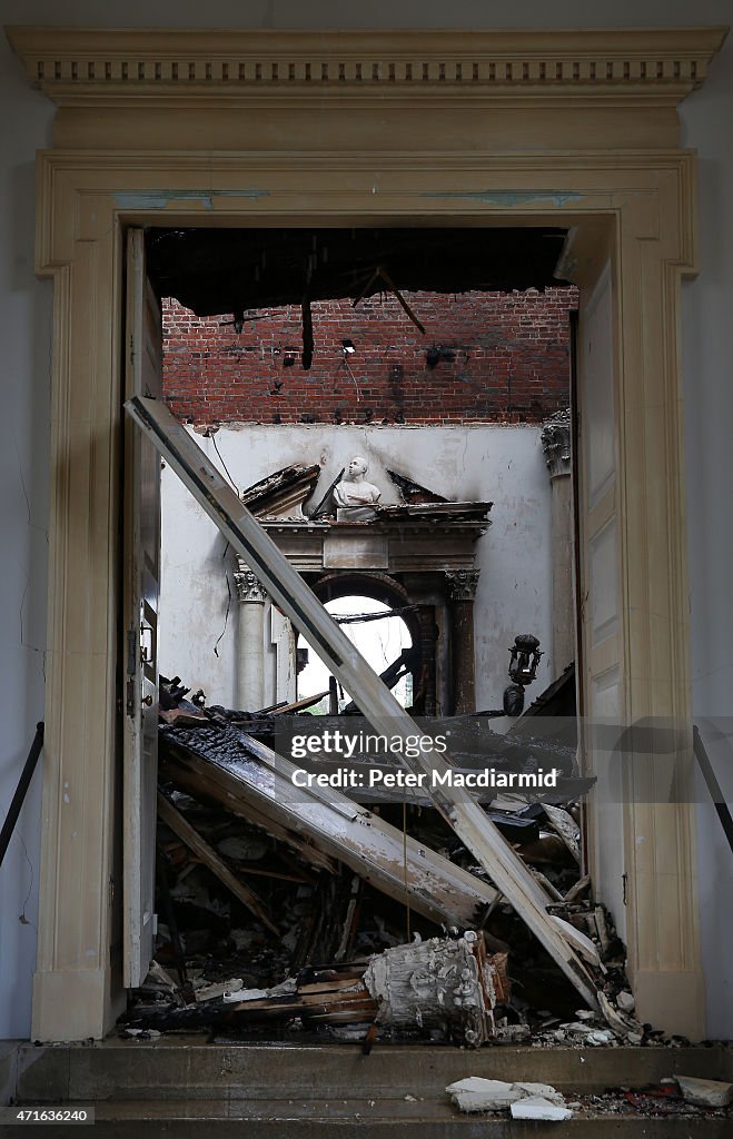 Large Fire At Clandon Park House In Surrey