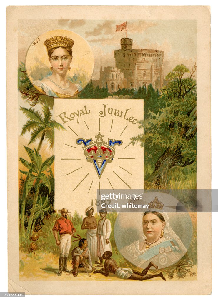 Queen Victoria's Golden Jubilee-copo souvenir