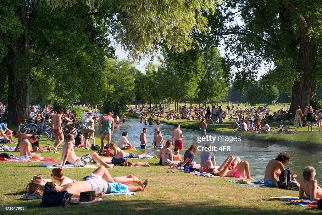 Englischer Garten, München, Bayern, Deutschland