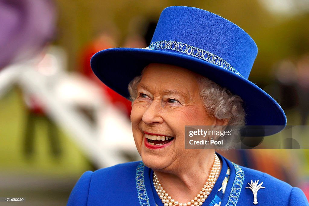 The Queen Presents New Colours To The 1st Battalion, Welsh Guards