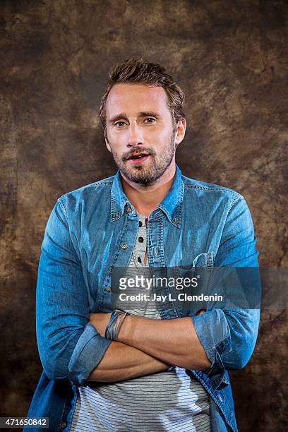 Actor Matthias Schoenaerts is photographed for Los Angeles Times on September 5, 2015 in Toronto, Ontario. PUBLISHED IMAGE. CREDIT MUST READ: Jay L....