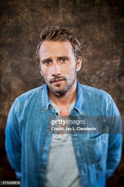 Actor Matthias Schoenaerts is photographed for Los Angeles Times on September 5, 2015 in Toronto, Ontario. PUBLISHED IMAGE. CREDIT MUST READ: Jay L....