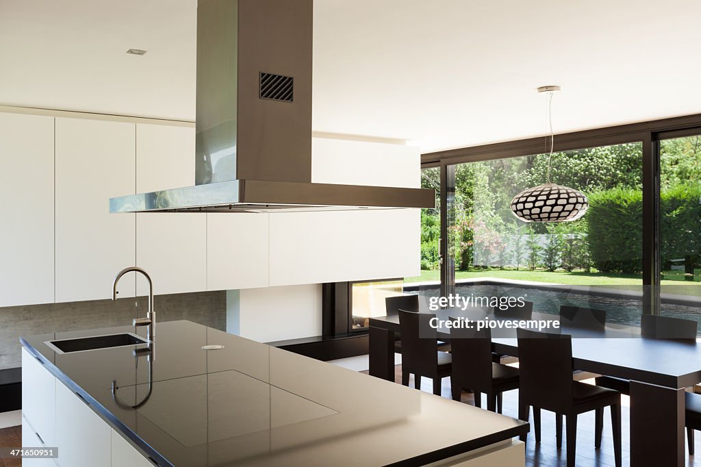 Modern Villa Interior Kitchen High-Res Stock Photo - Getty Images