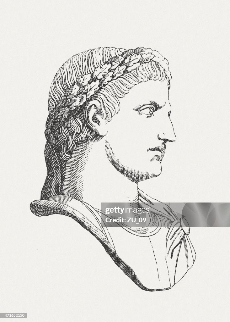 Constantine (c.   272 AD - 337 d.C.), imperador romano, publ.   1881