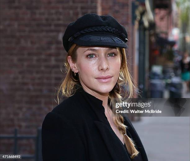 Casey LaBow attends the 'Trash Cuisine' Off Broadway Opening Night at La MaMa Theater on April 29, 2015 in New York City.