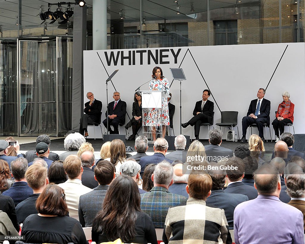 Whitney Museum Of American Art Ribbon Cutting Ceremony