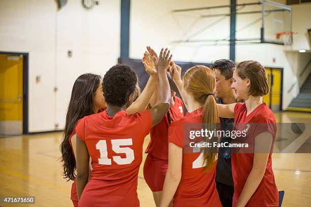 cancha de voleibol - high school volleyball fotografías e imágenes de stock