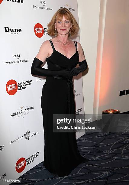 Actress Samantha Bond attends The Downton Abbey Ball at The Savoy Hotel on April 30, 2015 in London, England.