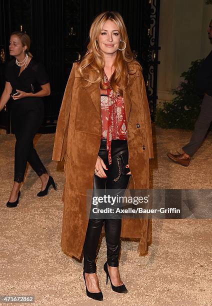 Personality Cat Deeley attends the Burberry 'London in Los Angeles' event at Griffith Observatory on April 16, 2015 in Los Angeles, California.