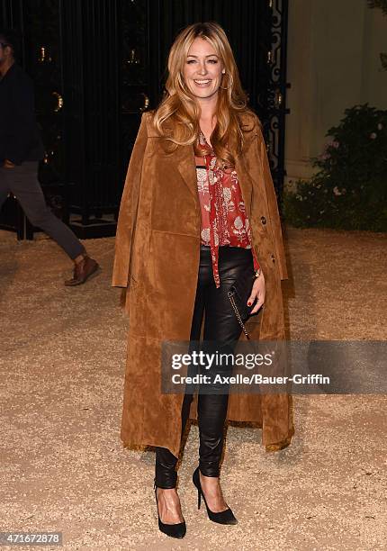 Personality Cat Deeley attends the Burberry 'London in Los Angeles' event at Griffith Observatory on April 16, 2015 in Los Angeles, California.