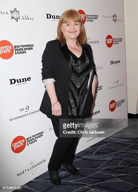 Lesley Nicol attends The Downton Abbey Ball at The Savoy Hotel on April 30, 2015 in London, England.
