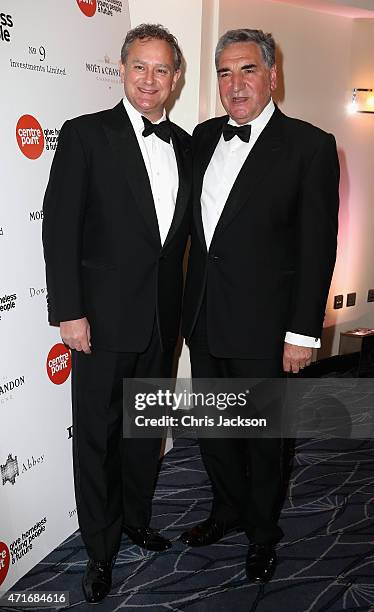 Actor Hugh Bonneville and Actor Jim Carter attend The Downton Abbey Ball at The Savoy Hotel on April 30, 2015 in London, England.