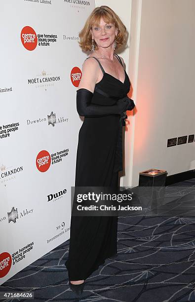 Actress Samantha Bond attends The Downton Abbey Ball at The Savoy Hotel on April 30, 2015 in London, England.