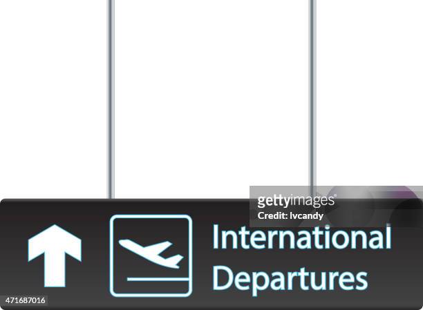 international departures board - airport departure board stock illustrations