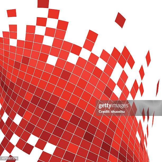 Small Check Box Pattern Abstract Of Check Pattern With Red Boxes On White Background High-Res ...