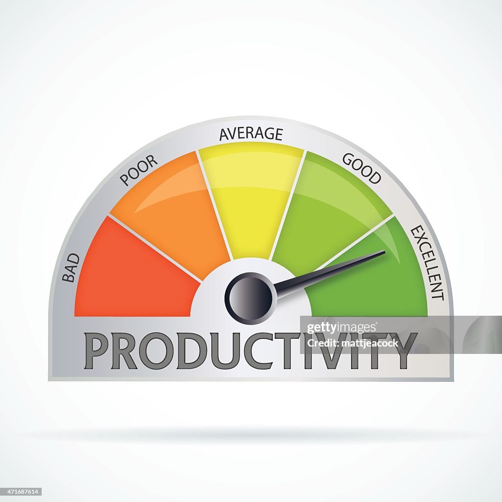 Productivity Chart High-Res Vector Graphic - Getty Images