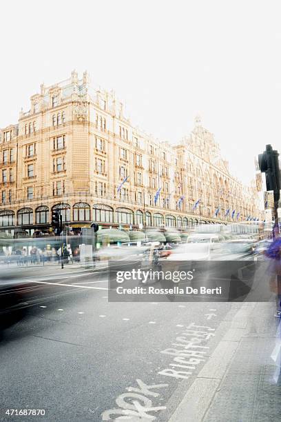 famous department store, london, england, uk - harrods 個照片及圖片檔