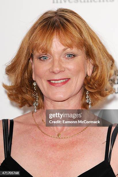 Samantha Bond attends The Downton Abbey Ball at The Savoy Hotel on April 30, 2015 in London, England.