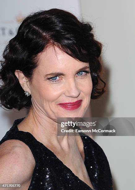 Elizabeth McGovern attends The Downton Abbey Ball at The Savoy Hotel on April 30, 2015 in London, England.